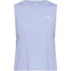Under Armour Rush Energy Croptop Damen celeste-white