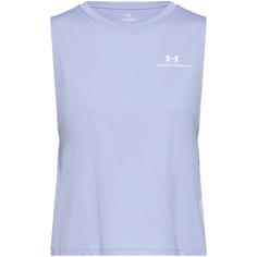 Under Armour Rush Energy Croptop Damen celeste-white