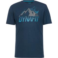 Dynafit TRANSALPER GRAPHIC Funktionsshirt Herren blueberry