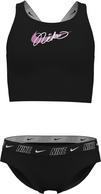 Nike LOGO TAPE Bikini Set M&auml;dchen - black