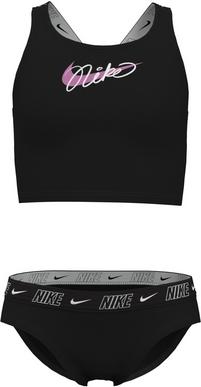 Nike LOGO TAPE Bikini Set M&auml;dchen - black