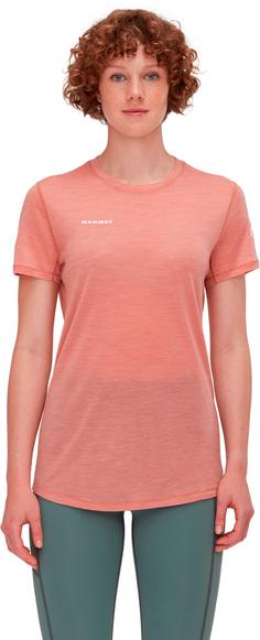 Rückansicht von Mammut Merino Tree Wool Funktionsshirt Damen quartz dust melange