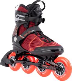 K2 ALEXIS 90 BOA Fitness Skates Damen burgandy-orange