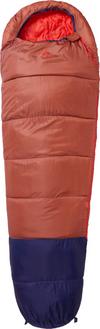 McKinley CAMP PRO II 5 Kunstfaserschlafsack - red rust-navy dark