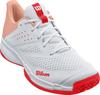 Wilson KAOS STROKE 2.0 Tennisschuhe Damen - white-peachparfait-infrared