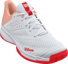 Wilson KAOS STROKE 2.0 Tennisschuhe Damen white-peachparfait-infrared