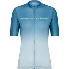castelli Salita Fahrradtrikot Damen steel blue-winter sky-electric