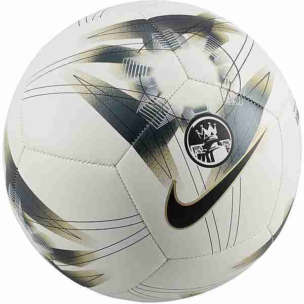 Nike Premier League Pitch Fußball white-mtlc gold star-black