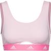 adidas SCOOP BRALETTE BH Damen - clear pink