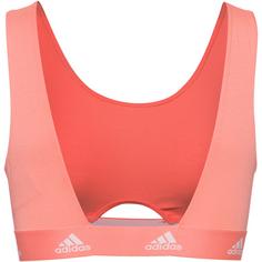 Rückansicht von adidas SCOOP BRALETTE BH Damen coral