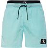 Calvin Klein Medium Double Badehose Herren - soft turquoise