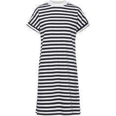 Ragwear Katchi Stripe Jerseykleid Damen black-white