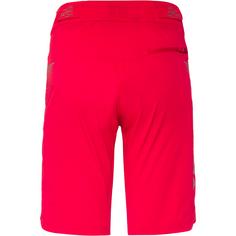 Rückansicht von Endura SingleTrack Lite Fahrradshorts Damen granatapfel