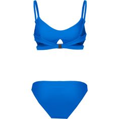 Rückansicht von Maui Wowie Bikini Set Damen imperial blue