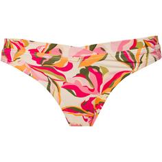 S.OLIVER Bikini Hose Damen blumendruck creme-rosa