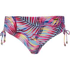 Lascana Bikini Hose Damen palmendruck blau