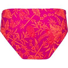 Rückansicht von VENICE BEACH Bikini Set Damen blumendruck pink-orange