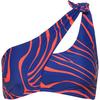 Buffalo Bikini Oberteil Damen - blau-orange gemustert