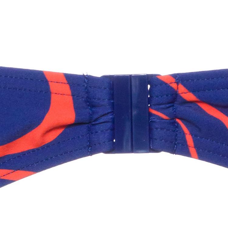 Buffalo Buffalo Bikini Oberteil Damen - blau-orange gemustert - 0 | SportScheck