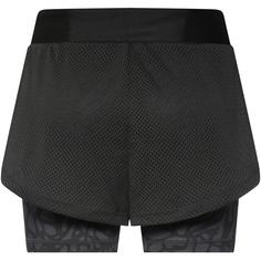 Rückansicht von PUMA FIT Funktionsshorts Damen puma black