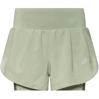 ASICS ROAD Laufshorts Damen - olive grey-olive grey