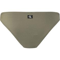 Rückansicht von Calvin Klein Bikini Hose Damen dusty olive