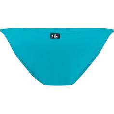 Rückansicht von Calvin Klein Bikini Hose Damen blue ocean