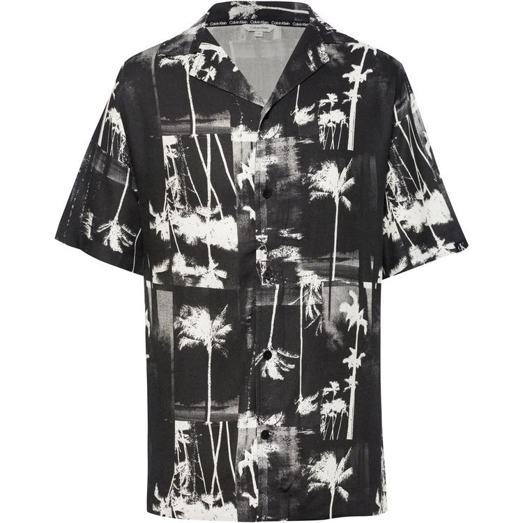 Calvin Klein Calvin Klein Resort Kurzarmhemd Herren - palm black aop - 0 | SportScheck