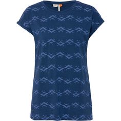 Ragwear Diona Print T-Shirt Damen indigo blue