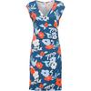 Ragwear Crupi Print Jerseykleid Damen - petrol