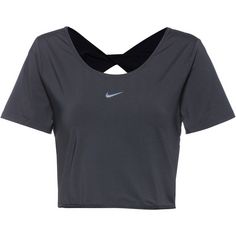 Nike One Classics Dri-FIT Croptop Damen black-black