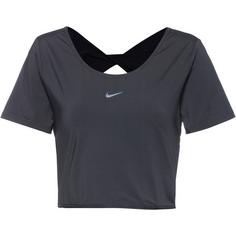 Nike One Classics Dri-FIT Croptop Damen black-black