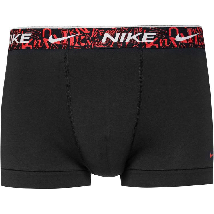 Nike Nike EVERYDAY COTTON STRETCH Unterhose Herren - blk-pcnt rd-aqs blue-stdm grn-lg wb - 1 | SportScheck