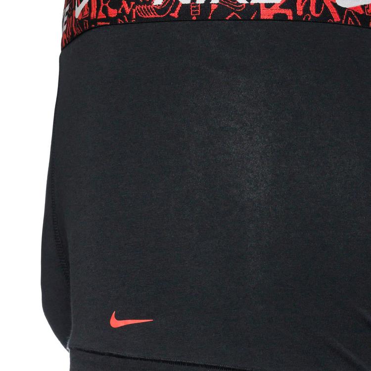 Nike Nike EVERYDAY COTTON STRETCH Unterhose Herren - blk-pcnt rd-aqs blue-stdm grn-lg wb - 5 | SportScheck
