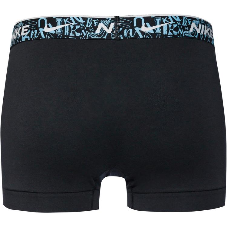 Nike Nike EVERYDAY COTTON STRETCH Unterhose Herren - blk-pcnt rd-aqs blue-stdm grn-lg wb - 4 | SportScheck