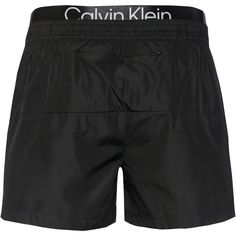 Rückansicht von Calvin Klein Double Badeshorts Herren black