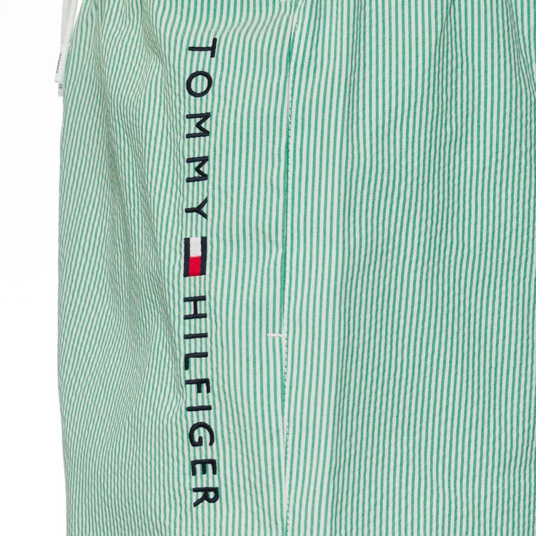 Tommy Hilfiger Tommy Hilfiger Medium Drawstring Stripe Badehose Herren - ithaca white-olympic green - 0 | SportScheck