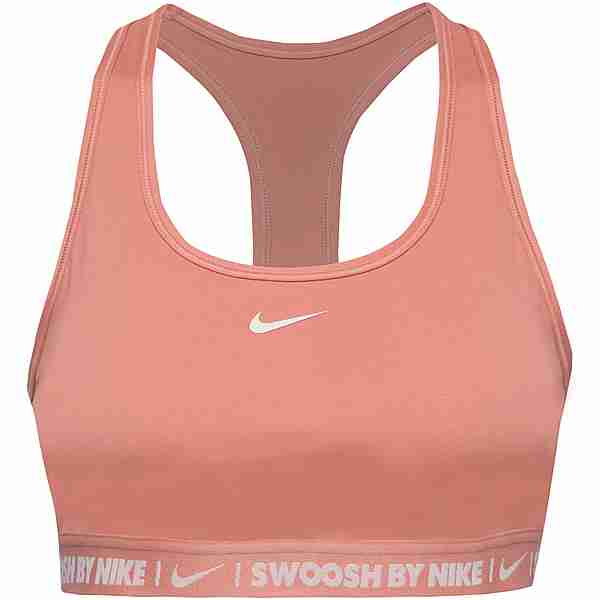 Nike Swoosh Sport-BH Damen terra blush-lt orewood brn
