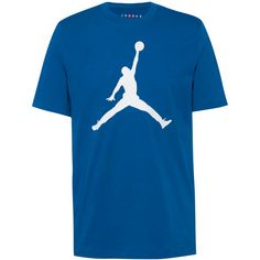 Nike Jordan Jumpman T-Shirt Herren industrial blue-sail