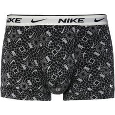 Rückansicht von Nike EVERYDAY COTTON STRETCH Boxershorts Herren blk circle print- photo blue-blk