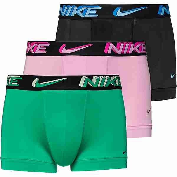Nike DRI-FIT ESSENTIAL MICRO Boxershorts Herren stadium green- pink rise-blk-3d wb