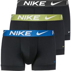 Nike DRI-FIT ESSENTIAL MICRO Boxershorts Herren blk w-str blue-pear- anthracite wb
