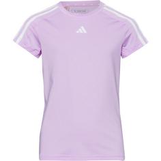 adidas TRAIN ESSENTIALS 3 STRIPES Funktionsshirt Kinder bliss lilac-white