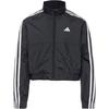 adidas TRAIN ESSENTIALS 3 STRIPES Kurzjacke M&auml;dchen - black-white