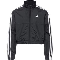 adidas TRAIN ESSENTIALS 3 STRIPES Kurzjacke Kinder black-white