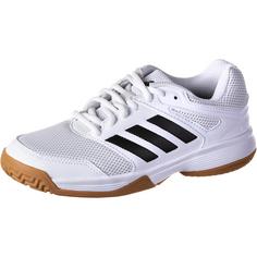 adidas Speedcourt Hallenschuhe Kinder ftwr white-core black-gum