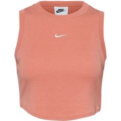 Nike Sportswear Essentials Croptop Damen terra blush-sail