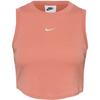 Nike Sportswear Essentials Croptop Damen - terra blush-sail