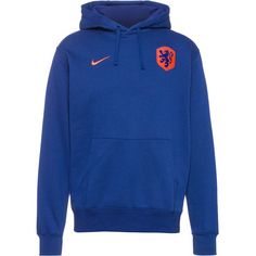 Nike Niederlande Hoodie Herren blue void-safety orange