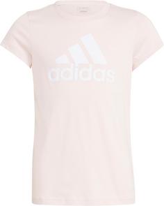 adidas T-Shirt Kinder sandy pink-white